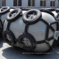 Pneumatic Fender with Chains Tires Cage P50 for Shipyard Use From China Manufacturer Supplier